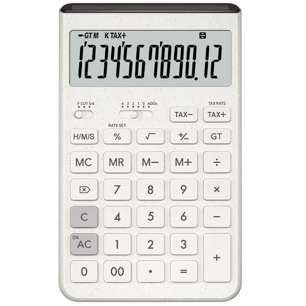 Casio JT-200T-WE 12 Hane Beyaz Masa Üstü Hesap Makinesi