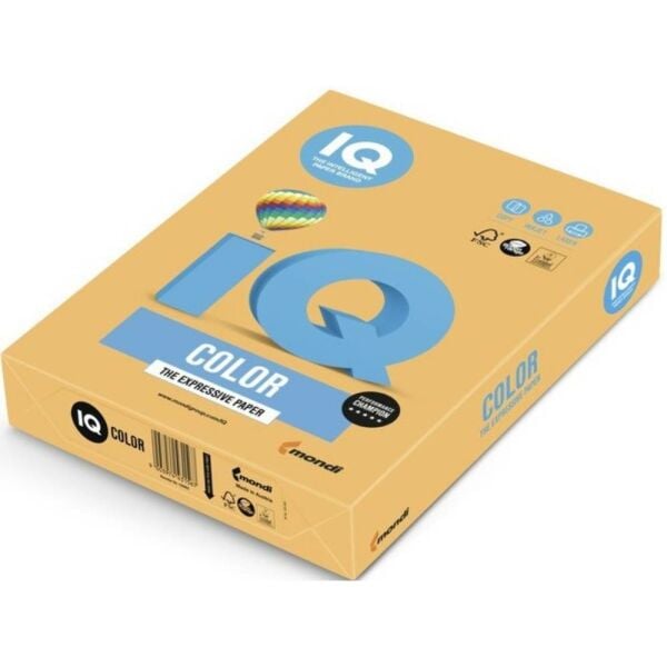 Iq Renkli Fotokopi Kağıdı 500 Lü A4 80 G/M² Fosforlu Turuncu Ne1350-Neoor