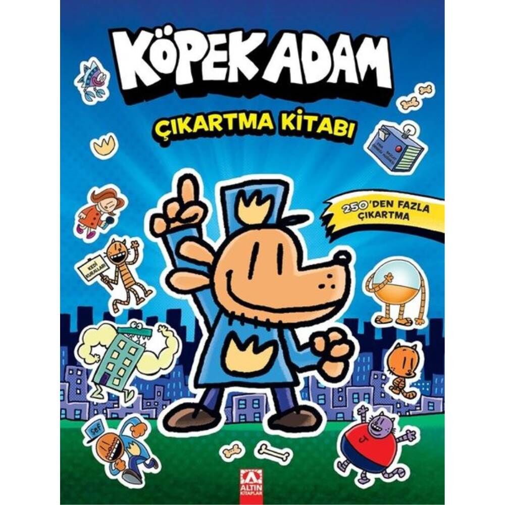 Köpek Adam Çıkartma Kitabı
