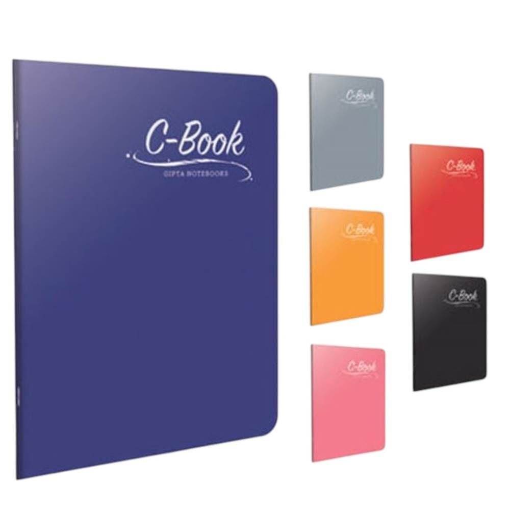 C Book A5 40 Yaprak Çzigili Plastik Kapak Defter 6909