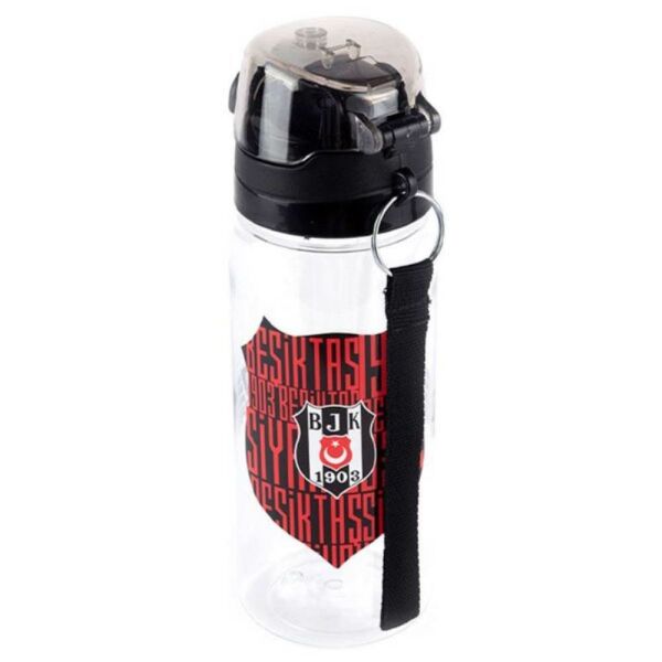 Beşiktaş Tiritan Matara 500 ml Siyah Kırmızı 22389