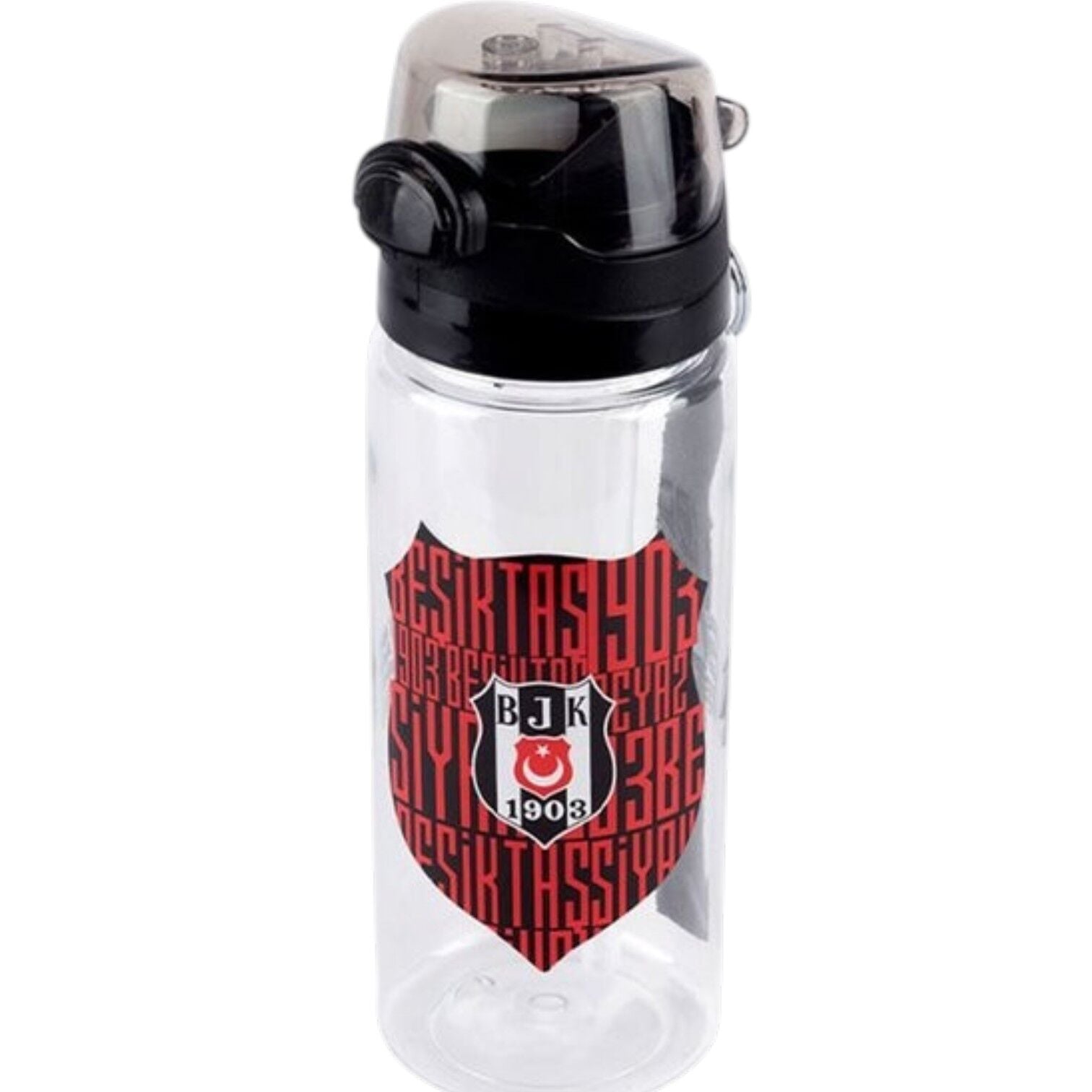 Beşiktaş Tiritan Matara 500 ml Siyah Kırmızı 22389