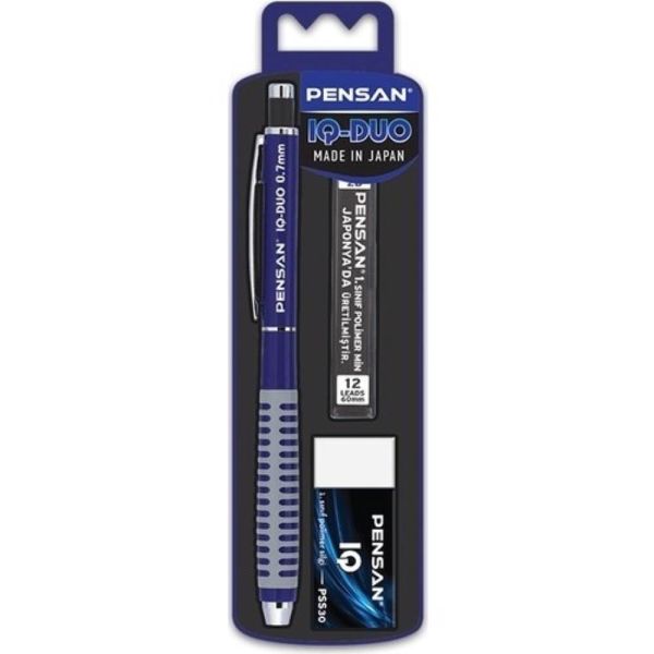 Pensan Versatil Kalem Set Iq Duo Silgi+Min 0.7 4008