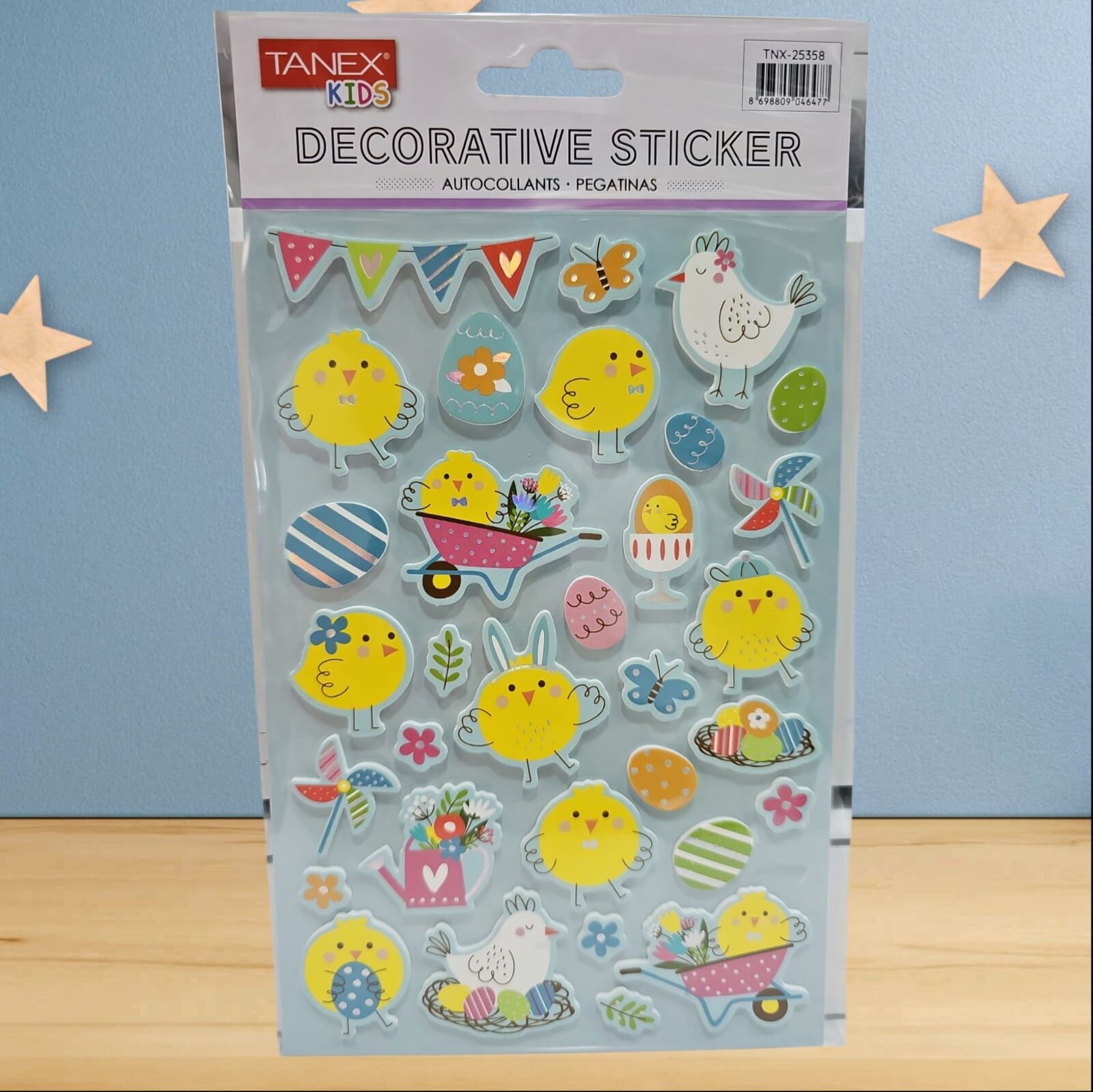 Tanex Stickers Civciv Balon Puffy 25358