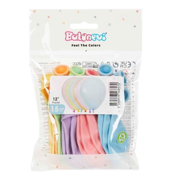 Makaron 15'li Balon Seti