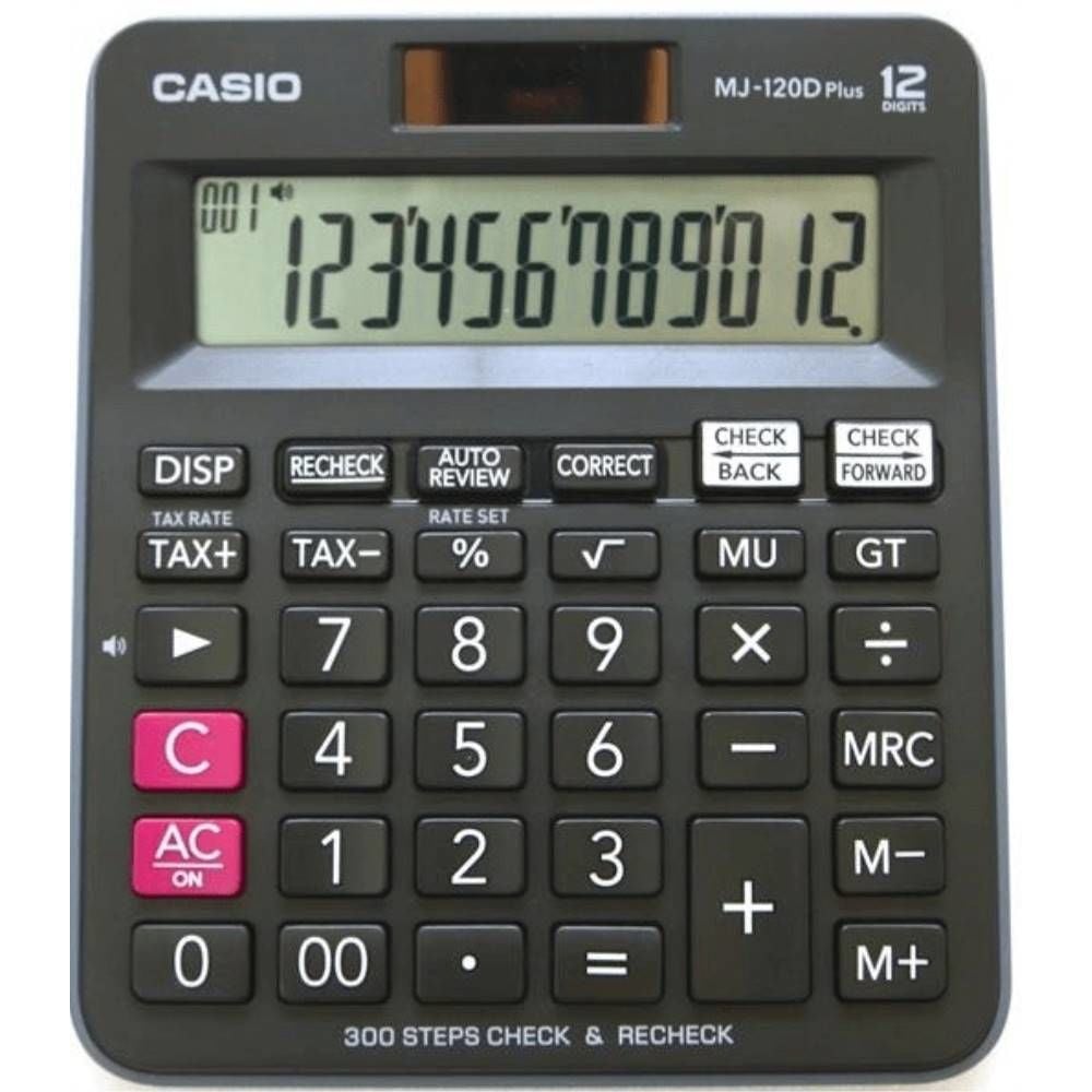 Casıo Hesap Makinesi Masaüstü Mj-120Dplus 12 Hane