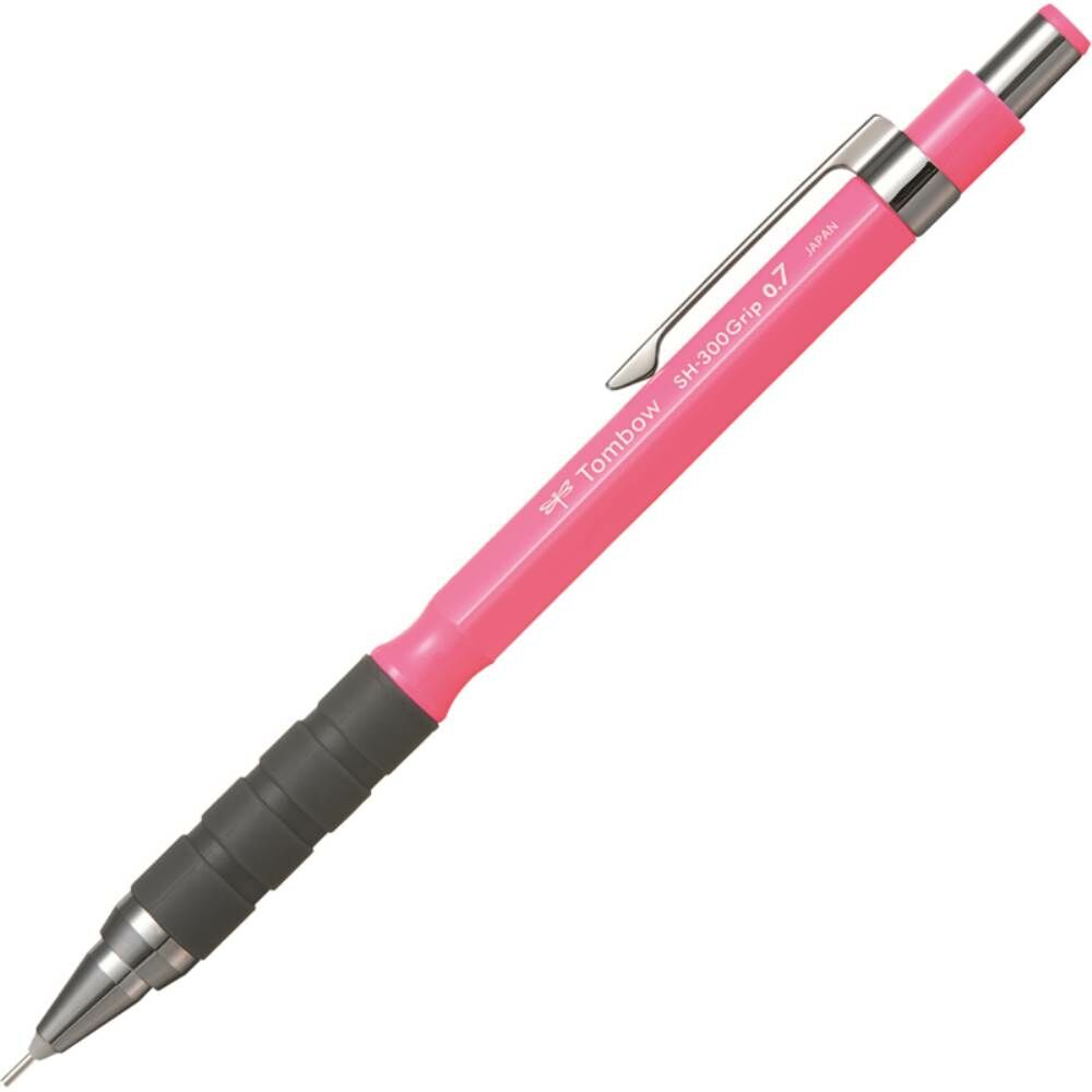 Tombow SH-300 07 mm Neon Pembe Grip Versatil Kalem