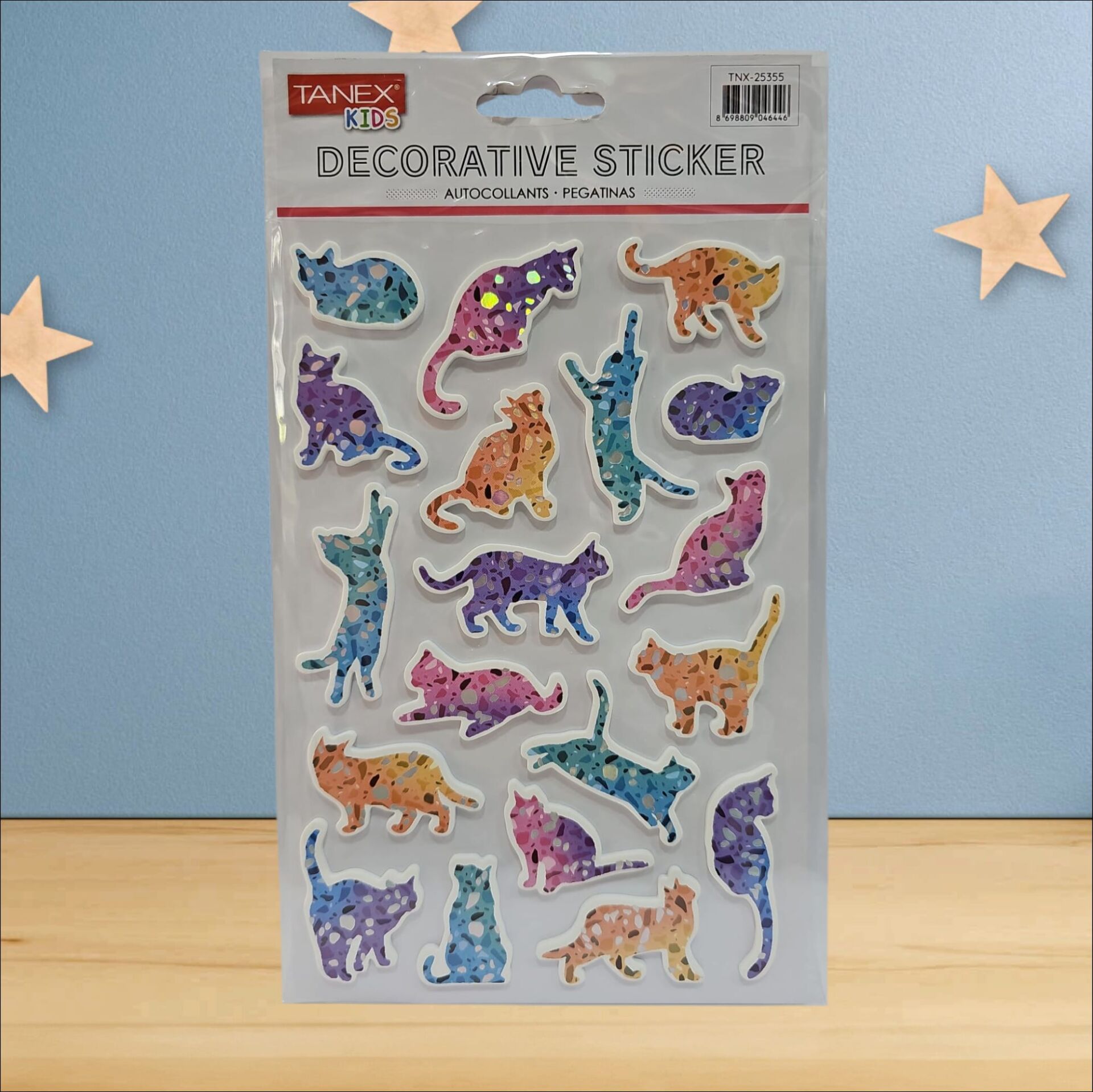 Tanex Stickers Kedi Balon Puffy 25355