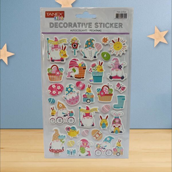 Tanex Stickers Yılbaşı Balon Puffy 25360