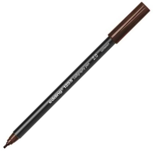 Eddıng Kaligrafi Kalemi E-1255 2 Mm Koyu Kahve