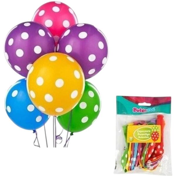 Puantiyeli 8'li Balon Seti