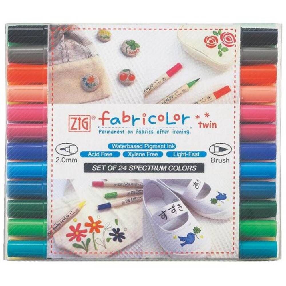 Zıg Fabrıcolor Twın Kumaş Kalemi Tc-4000/24V 24 Lü