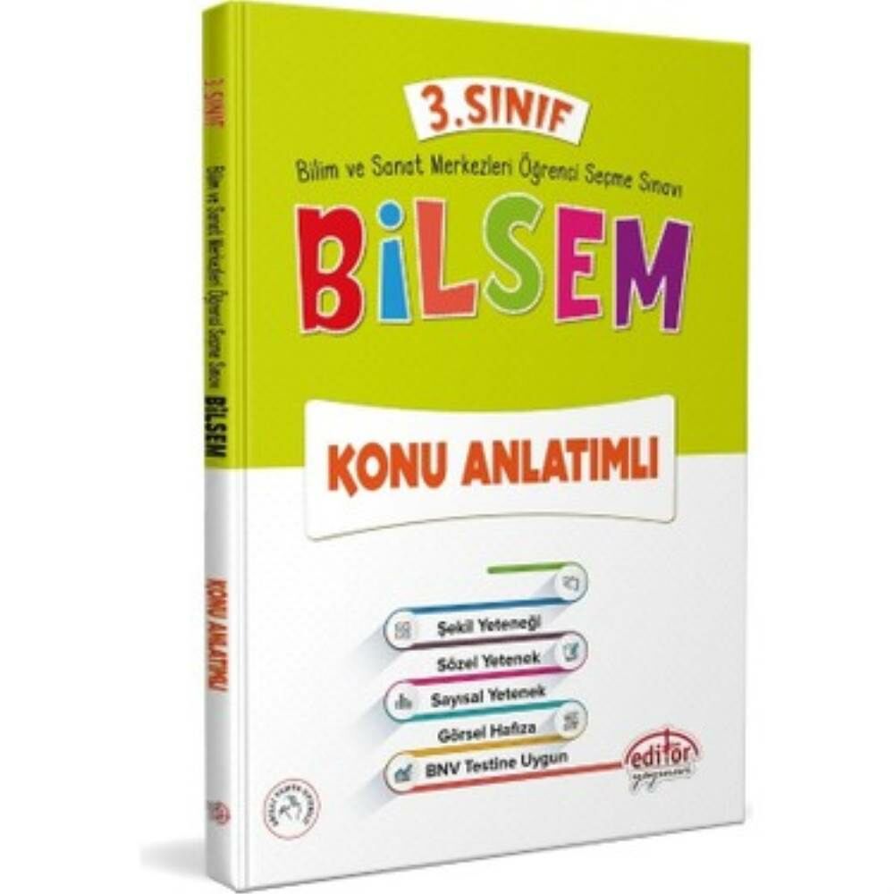 Editör 3.Sınıf Bilsem Konu Anlatımlı