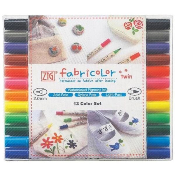 Zıg Fabrıcolor Twın Kumaş Kalemi Tc-4000/12V 12 Lı