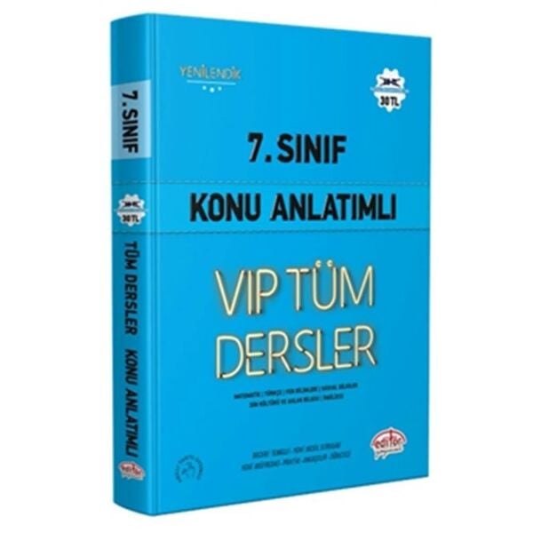 Editör 7.Sınıf Tüm Dersler Konu Anlatımlı Vip
