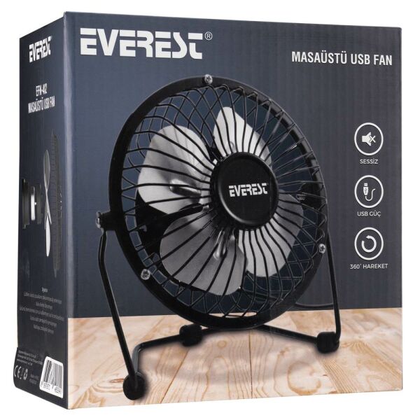Everest EFN-482 Metal Usb Vantilatör