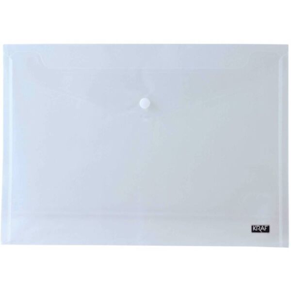Kraf Çıtçıtlı Dosya A5 Şeffaf 1239