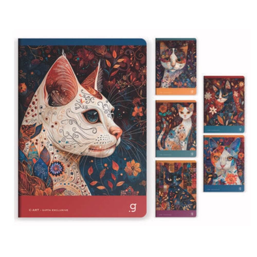 C.Art A4 60 Yaprak Çizgili Dikişili Karton Kapak Defter 7386
