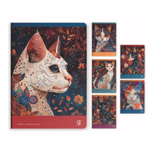 C.Art A4 60 Yaprak Çizgili Dikişili Karton Kapak Defter 7386