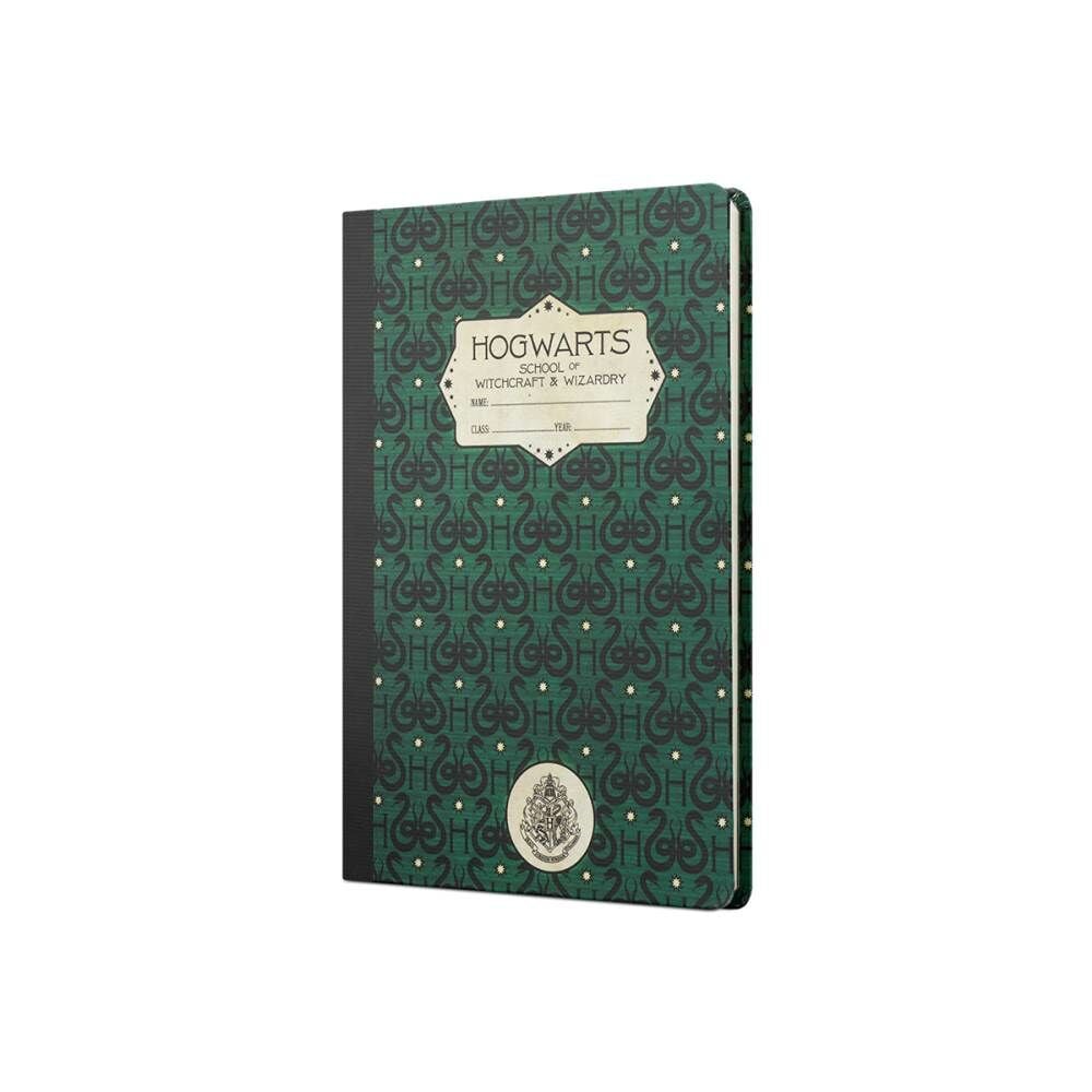 Mabbels Harry Potter Hogwarts Syltherin 15x21 80 Yaprak Çizgisiz Butik Defter Yeşil