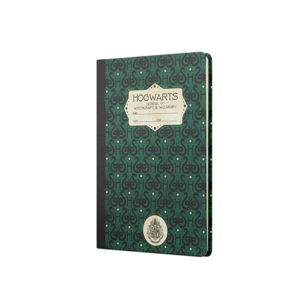 Mabbels Harry Potter Hogwarts Syltherin 15x21 80 Yaprak Çizgisiz Butik Defter Yeşil