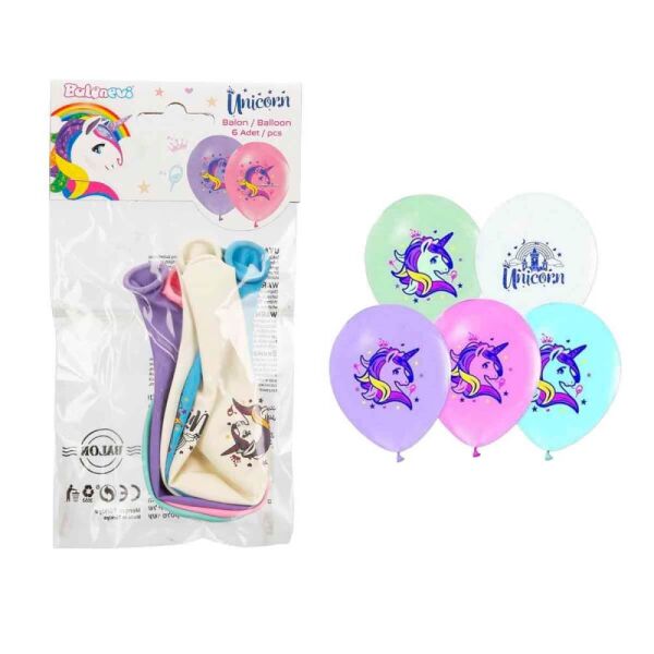 Unicorn 6'lı Balon