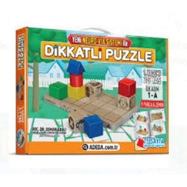 Adeda Dikkatli Puzzle İlk Adım 2-7 Yaş