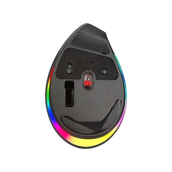 Dexim DMA026 RGB Dikey Şarjlı Ergonomik Optik Kablosuz Mouse