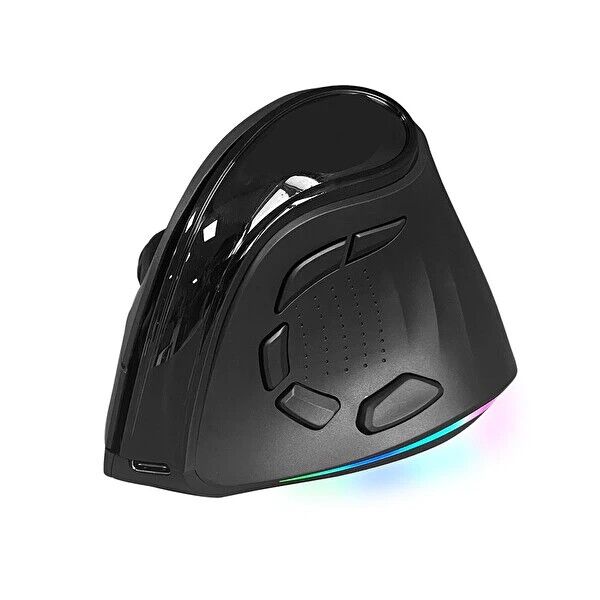 Dexim DMA026 RGB Dikey Şarjlı Ergonomik Optik Kablosuz Mouse