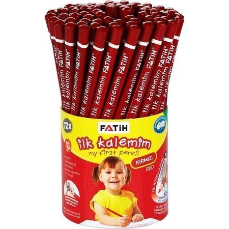 Fatih İlk Kalemim Jumbo Üçgen Kırmızı 12040