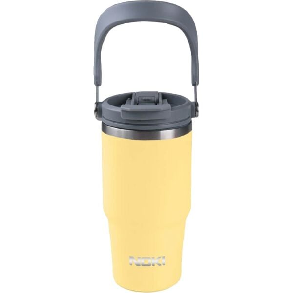 Noki Kids 600 ml Çift Ağızlıklı Sarı Termos Bardak 0138-030