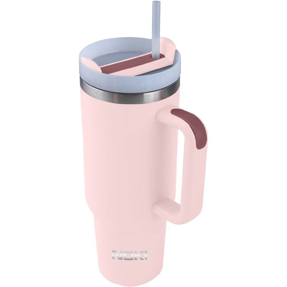 Noki Tumbler1200 ml Pipetli Pembe Termos Bardak 0137-060