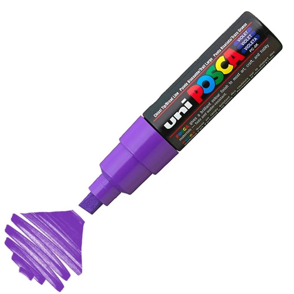 Uniball Posca Boyama Markörü PC-8K 8.0 mm Mor