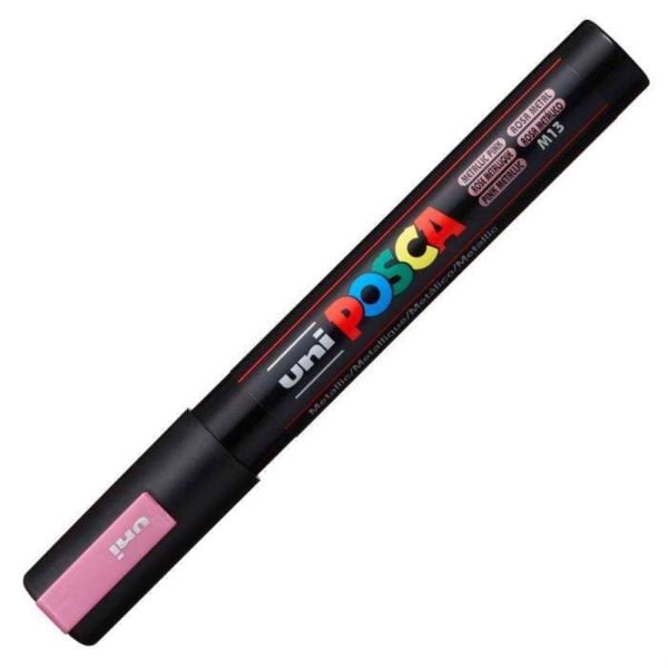 Uniball Posca Boyama Markörü PC-5M 1.8-2.5 mm Metalik Pembe