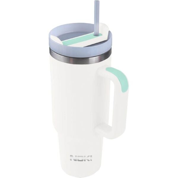 Noki Tumbler1200 ml Pipetli Krem Termos Bardak 0137-010