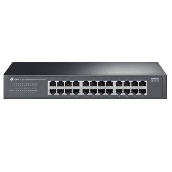 Tp-Link LS1024G 24 Port 10-100-1000 Mbps Switch Metal Kasa