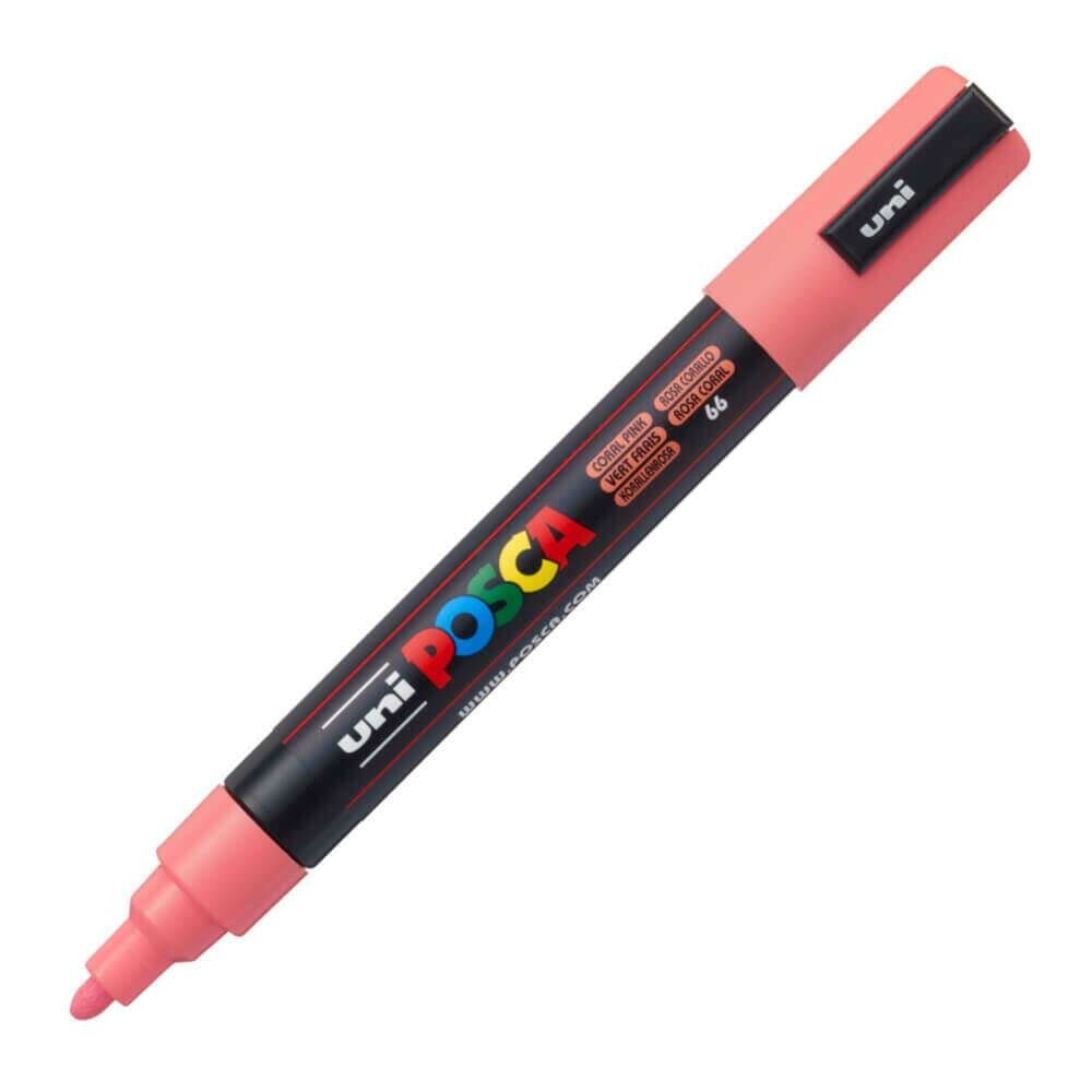 Uniball Posca Boyama Markörü PC-5M 1.8-2.5 mm Mercan Pembe