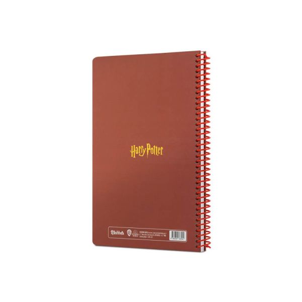 Mabbels Harry Potter Gryffindor 17x24 80 Yaprak Çizgili Spiralli Defter Kiremit Rengi