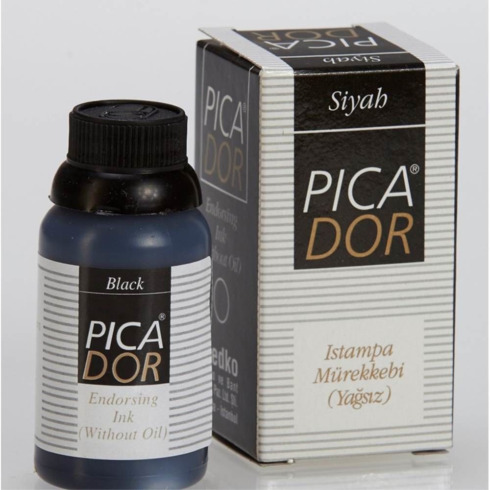 Picador Istampa Mürekkebi 30 cc Siyah