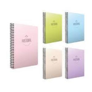 Pastoral A4 96 Yaprak Çizgisiz Plastik Kapak Spiralli Defter 3246