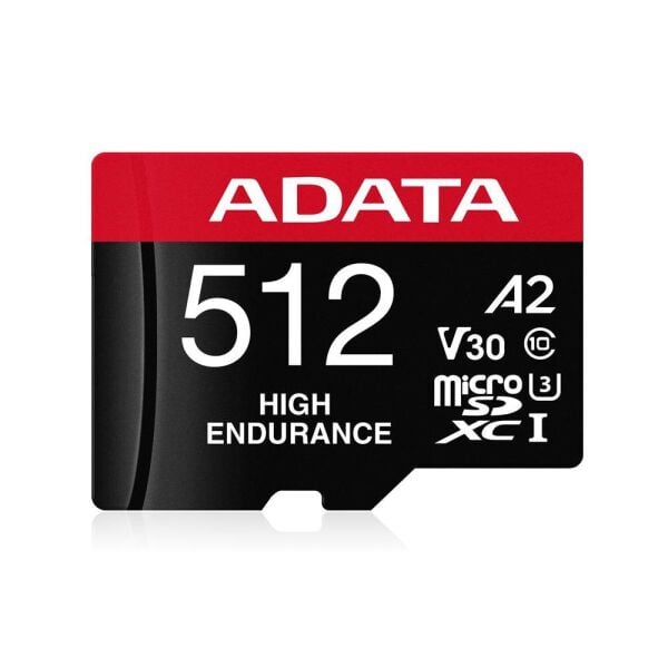 Adata 512 GB High Endurance microSDXC 4K U3 V30 A2 Hafıza Kartı