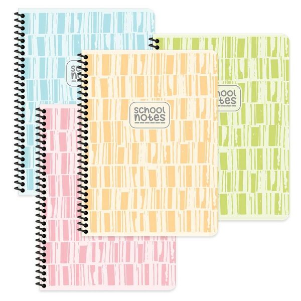 Gezginler A4 80 Yaprak Çizgilii Karton Kapak Spiralli Defter 385911