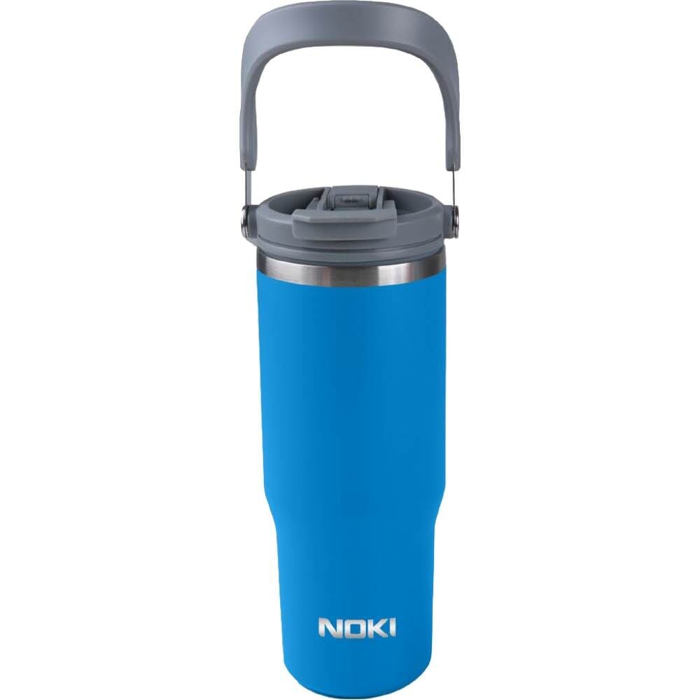Noki Kids 900 ml Çift Ağızlıklı Mavi Termos Bardak 0139-130