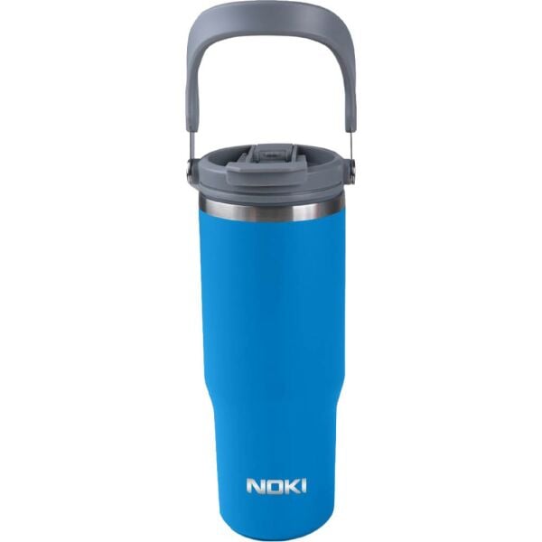 Noki Kids 900 ml Çift Ağızlıklı Mavi Termos Bardak 0139-130