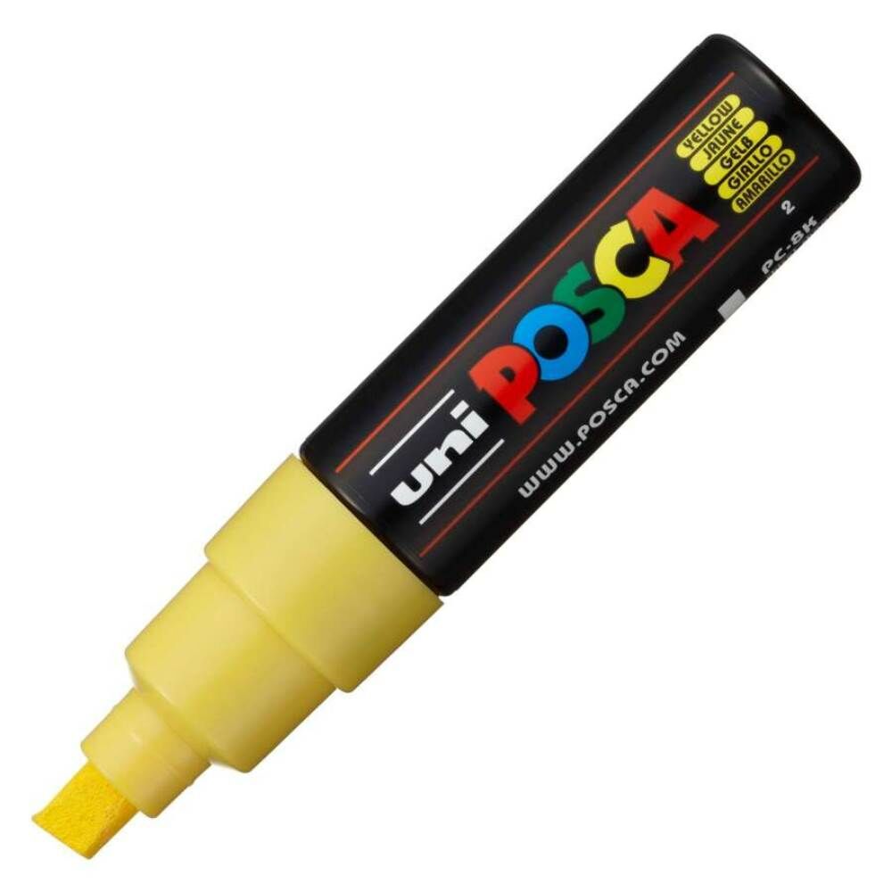 Uniball Posca Boyama Markörü PC-8K 8.0 mm Sarı