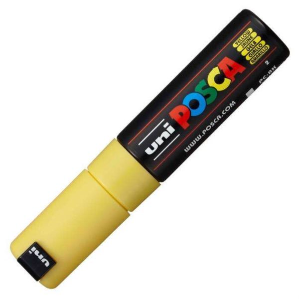 Uniball Posca Boyama Markörü PC-8K 8.0 mm Sarı