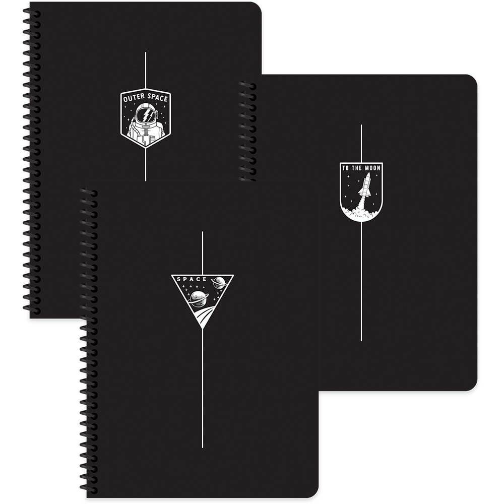 Uzay A4 80 Yaprak Çizgili Plastik Kapak Spiralli Defter 321321