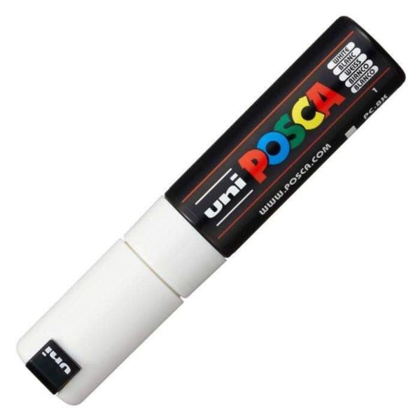 Uniball Posca Boyama Markörü PC-8K 8.0 mm Beyaz