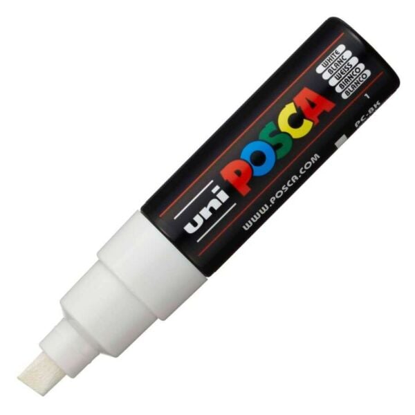 Uniball Posca Boyama Markörü PC-8K 8.0 mm Beyaz