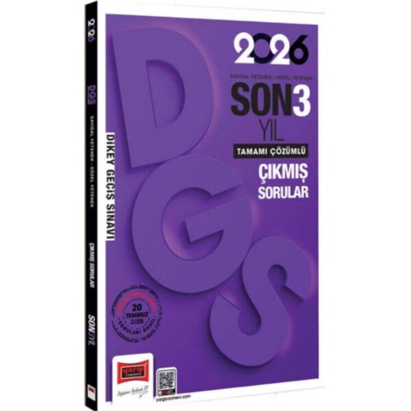 Yargı 2026 DGS Sayısal Sözel Yetenek Son 3 Yıl Çıkmış Sorular